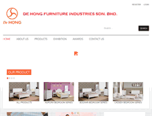 Tablet Screenshot of dehong.com.my